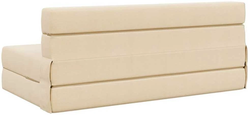 Sofa Sulankstomas Sofos Lova Kreminė 152 x 86,5 x 60 cm Audinys