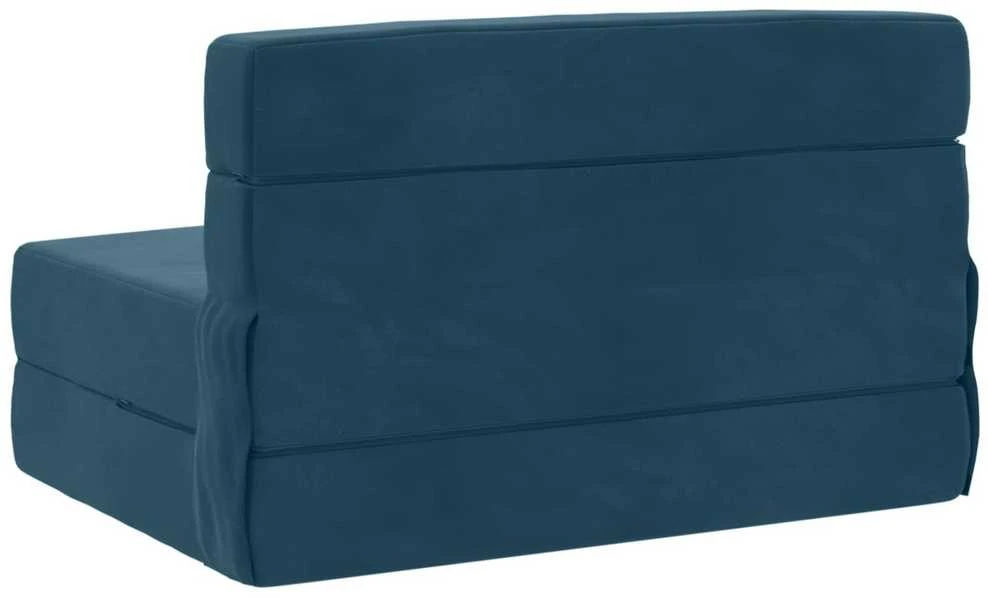 Sofa Sulankstomas Sofos Lova Mėlyna 70 x 80 x 60 cm Audinys