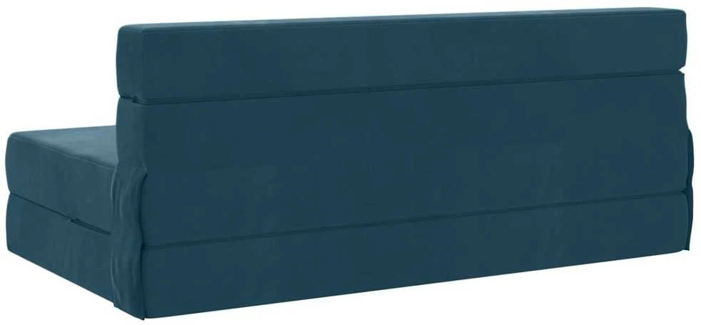 Sofa Sulankstomas Sofos Lova Mėlyna 152 x 86,5 x 60 cm Audinys