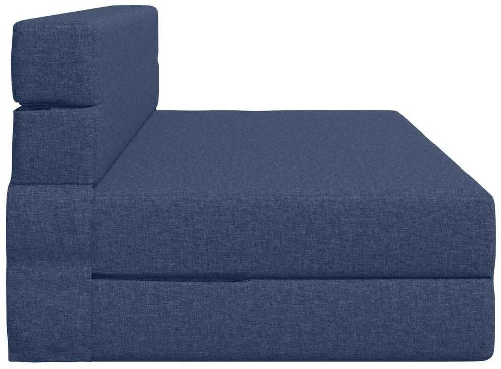 Sofa Sulankstomas Sofos Lova Mėlyna 152 x 86,5 x 60 cm Audinys