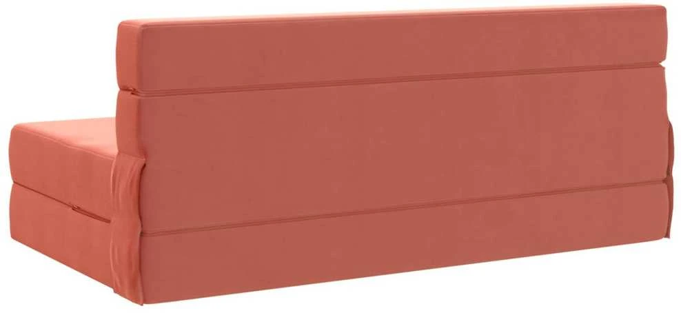 Sofa Sulankstomas Sofos Lova Raudona oranžinė 152 x 86,5 x 60 cm
