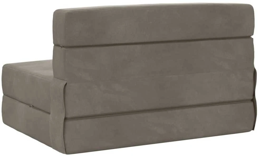 Sofa Sulankstomas Sofos Lova Šviesiai pilka 100 x 80 x 60 cm Audinys
