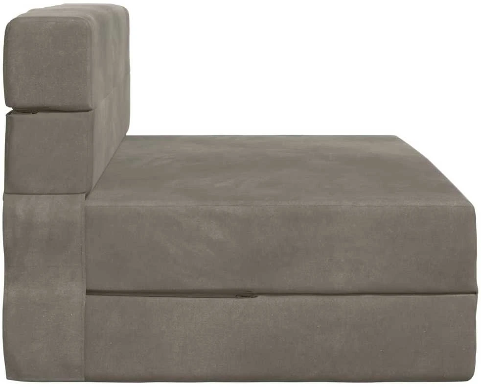 Sofa Sulankstomas Sofos Lova Šviesiai pilka 100 x 80 x 60 cm Audinys