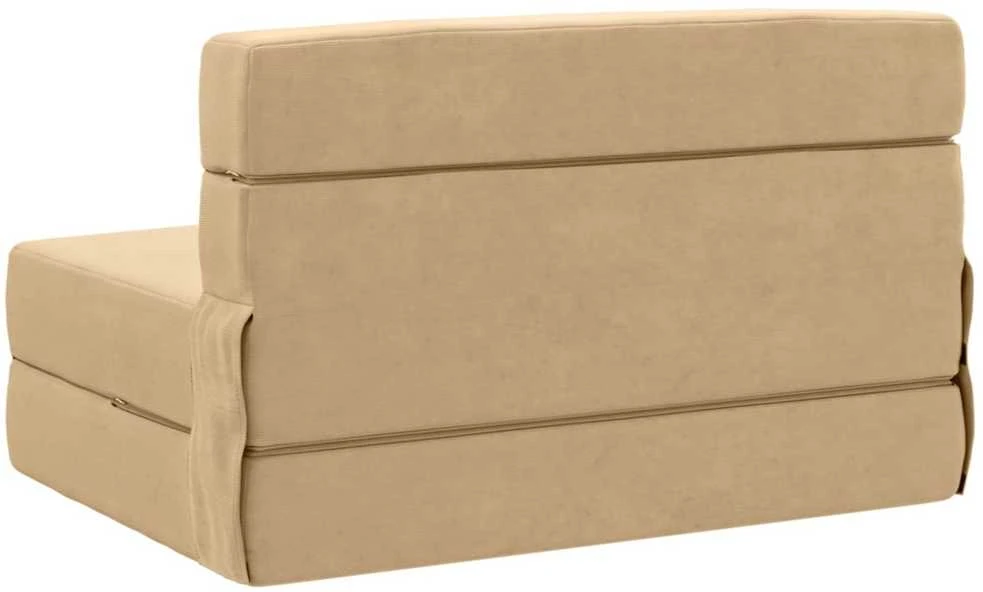 Sofa Sulankstomas Sofos Lova Žalias pilkas 100 x 80 x 60 cm Audinys