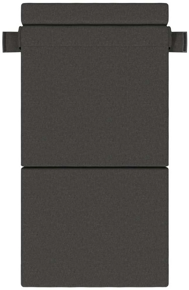 Sofa Sulankstomas Sofos Lova Tamsiai pilka 70 x 80 x 60 cm Audinys