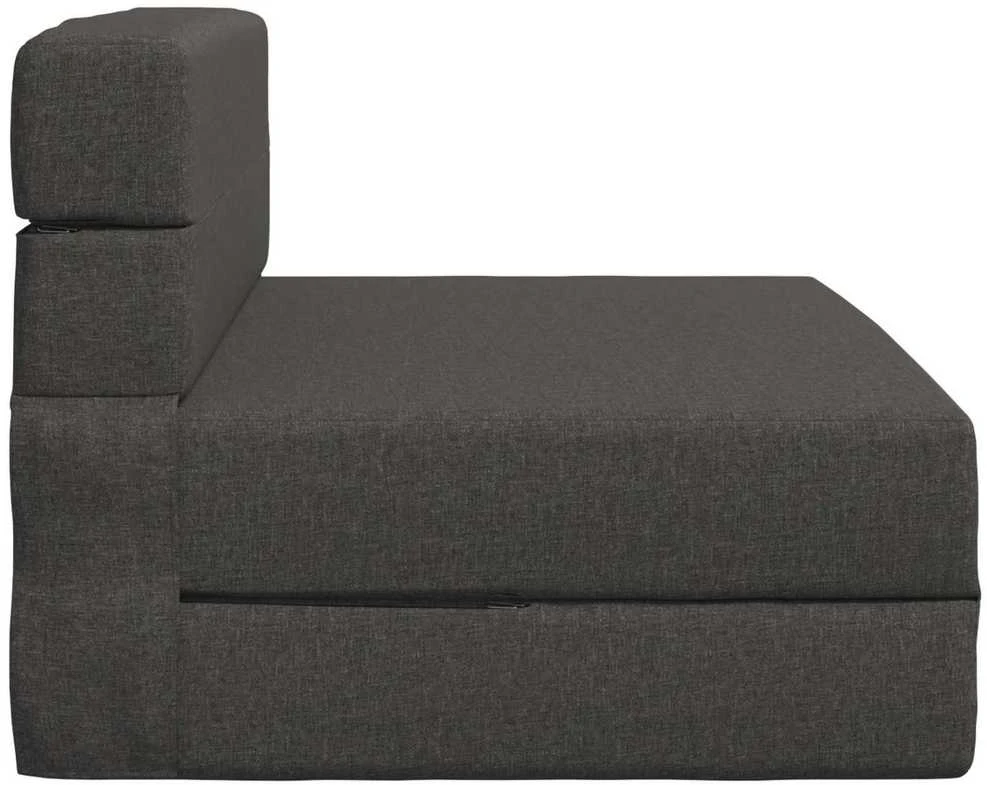 Sofa Sulankstomas Sofos Lova Tamsiai pilka 70 x 80 x 60 cm Audinys