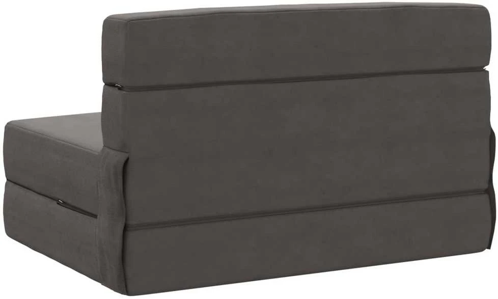 Sofa Sulankstomas Sofos Lova Tamsiai pilka 70 x 80 x 60 cm Audinys
