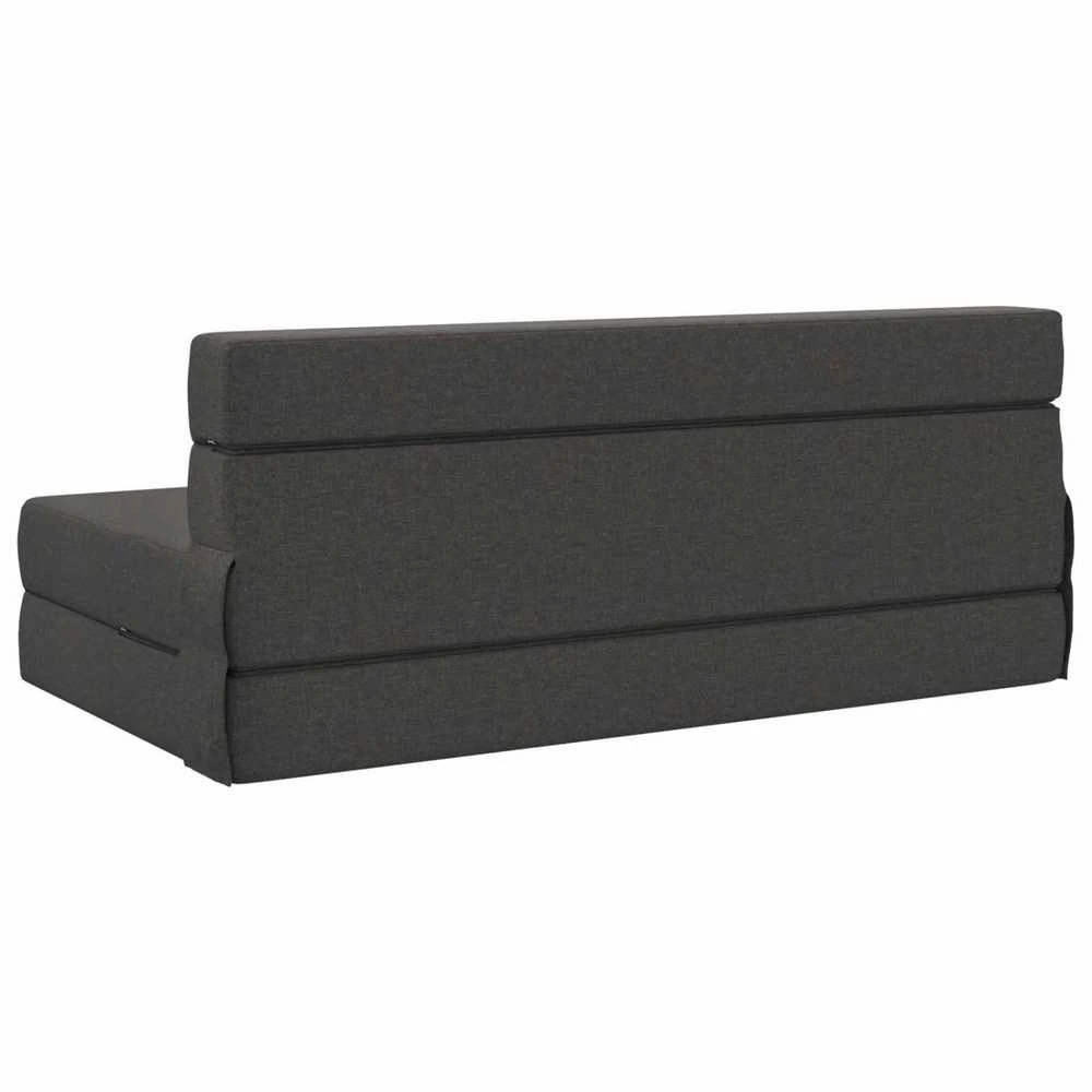 Sofa Sulankstomas Sofos Lova Tamsiai pilka 152 x 86,5 x 60 cm