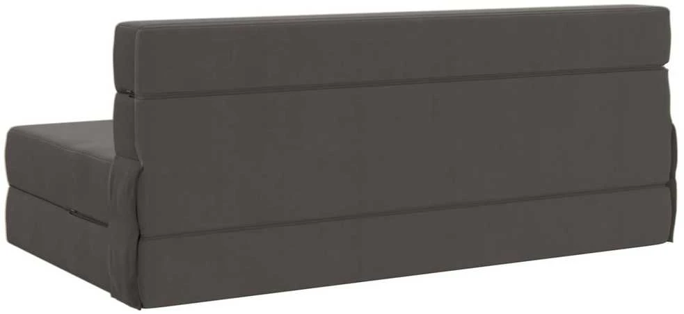 Sofa Sulankstomas Sofos Lova Tamsiai pilka 152 x 86,5 x 60 cm
