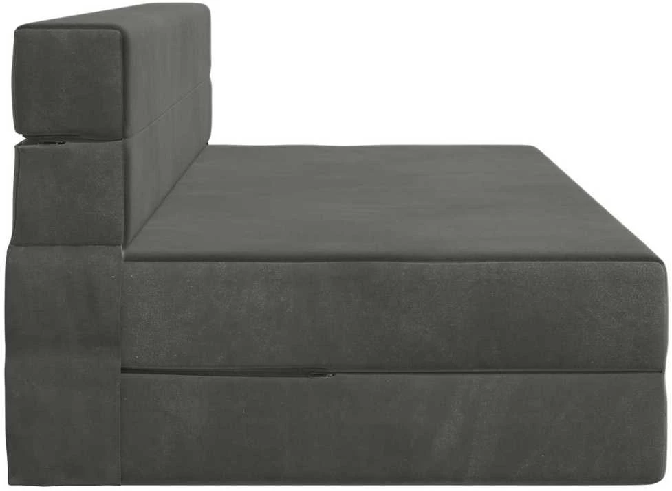 Sofa Sulankstomas Sofos Lova Tamsiai pilka 152 x 86,5 x 60 cm