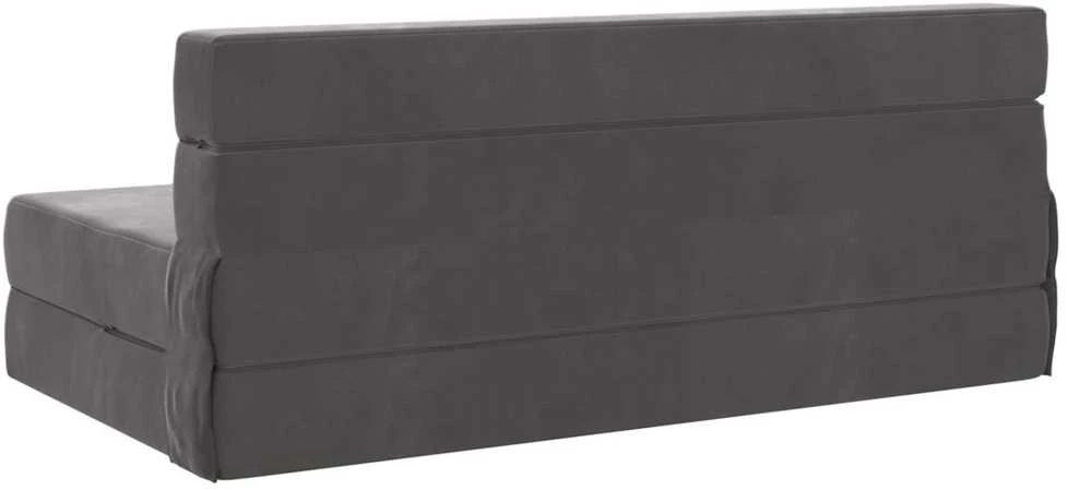 Sofa Sulankstomas Sofos Lova Tamsiai pilka 152 x 86,5 x 60 cm