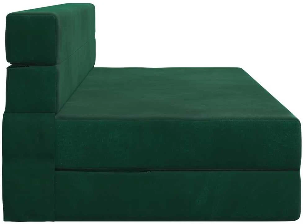 Sofa Sulankstomas Sofos Lova Tamsiai žalia 152 x 86,5 x 60 cm