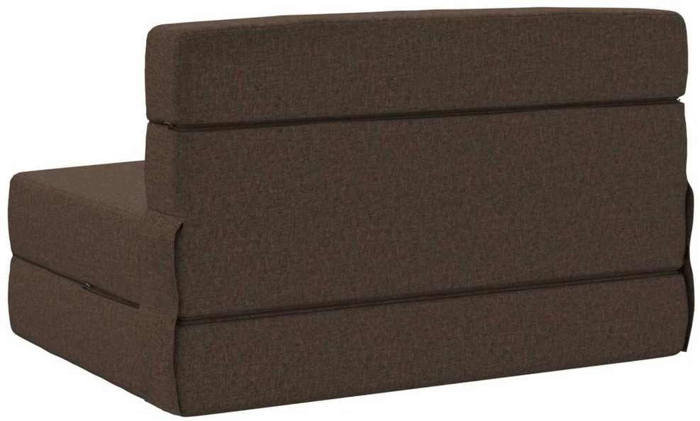 Sofa Sulankstomas Sofos Lova Taupe 100 x 80 x 60 cm Audinys