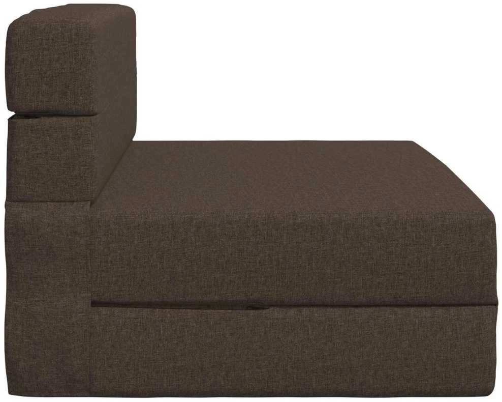 Sofa Sulankstomas Sofos Lova Taupe 100 x 80 x 60 cm Audinys