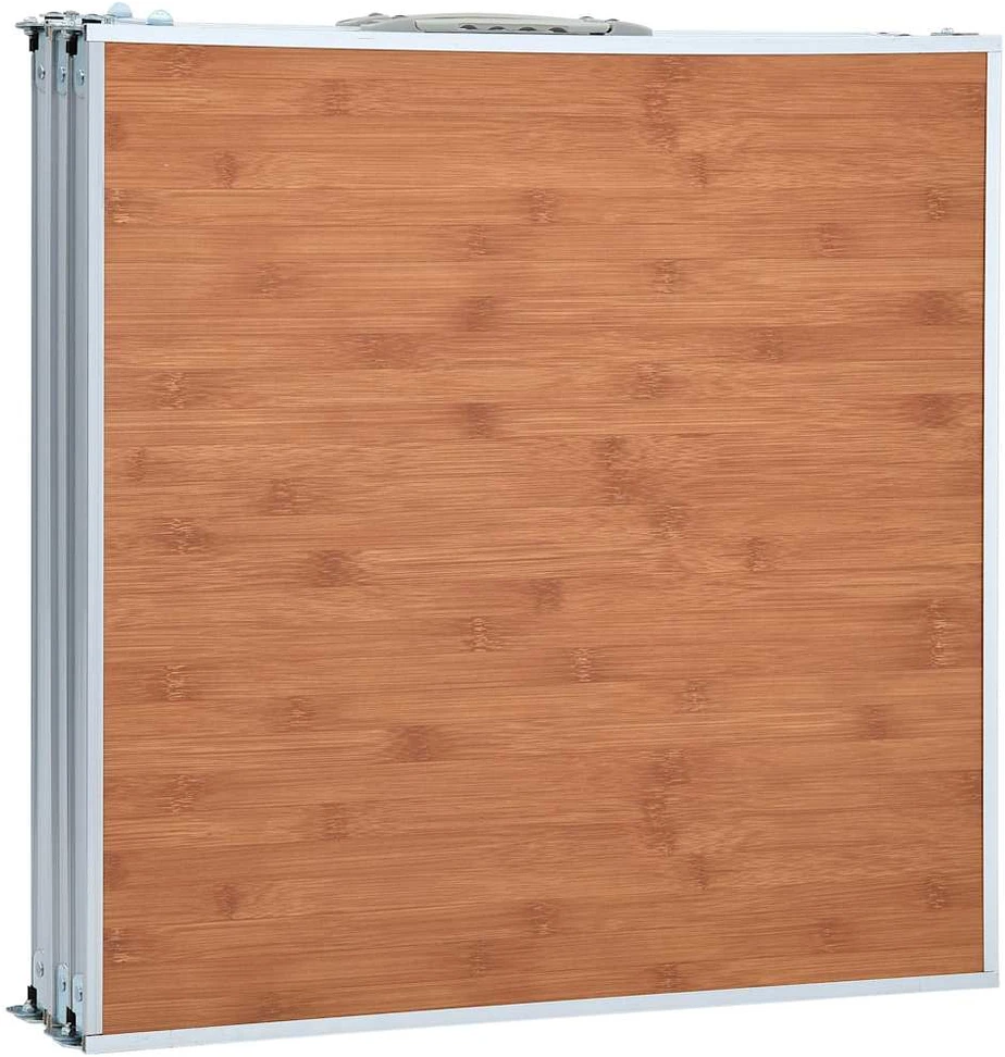 Sulankstomas stovyklavimo stalas, 180x60cm, aliuminis