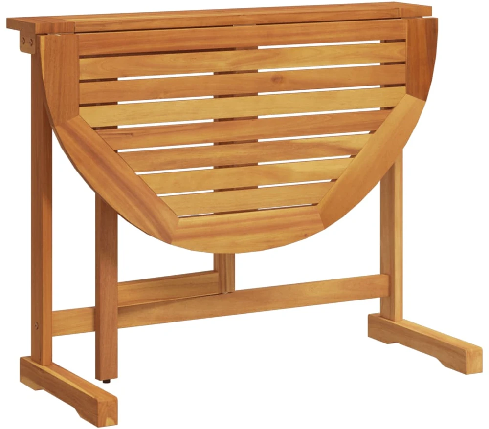 Lauko baldų komplektas Sulankstomas valgomojo komplektas, 3 dalių, akacijos masyvas