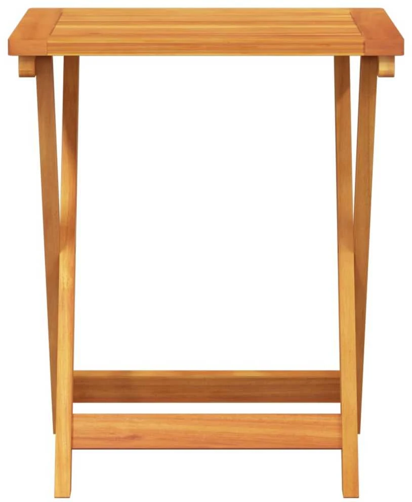 Lauko baldų komplektas Sulankstomas valgomojo komplektas, 3 dalių, akacijos masyvas