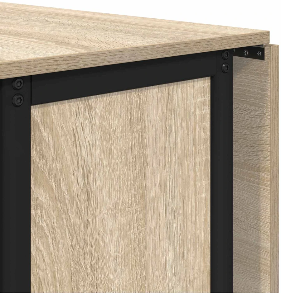 Sulankstomas valgomojo stalas su ratukais 130 x 80 x 76,5 cm