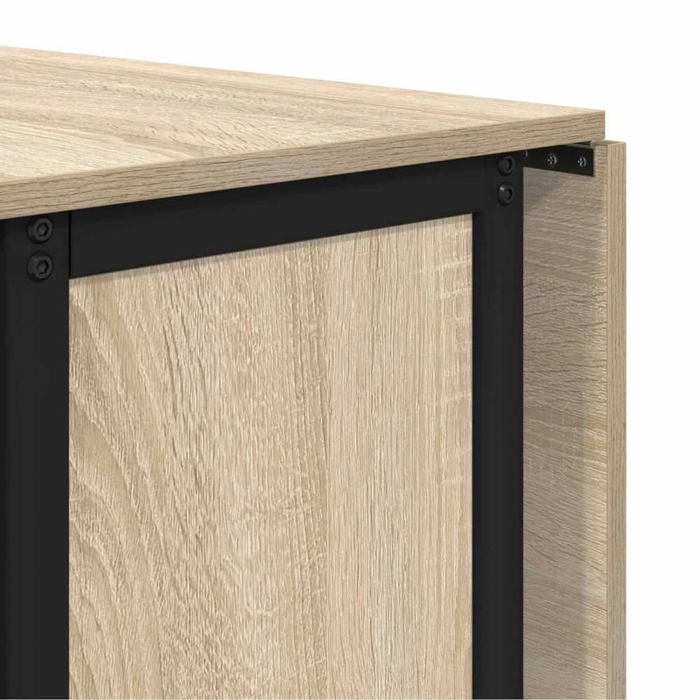 Sulankstomas valgomojo stalas su ratukais 130 x 80 x 76,5 cm