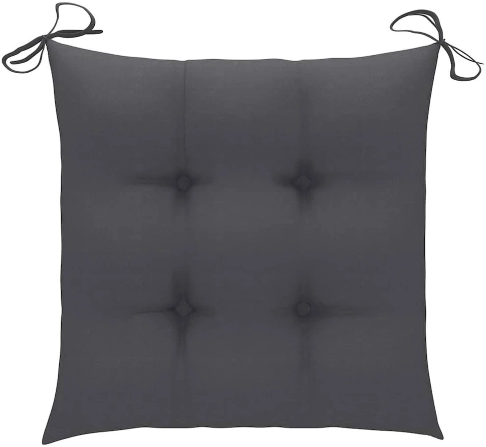 Sulankstomos sodo kėdės su pagalvėlėmis, 4vnt., tikmedis
