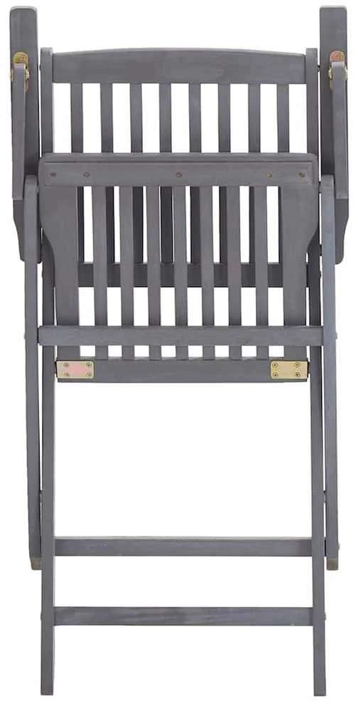 Sulankstomos lauko kėdės su pagalvėmis, 4vnt., akacijos masyvas