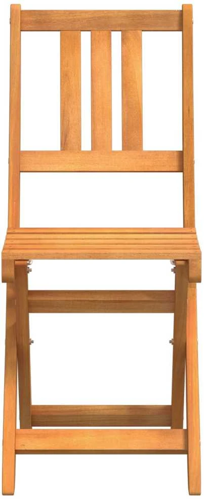 Lauko bistro kėdės 2 vnt. Kietos akacijos mediena