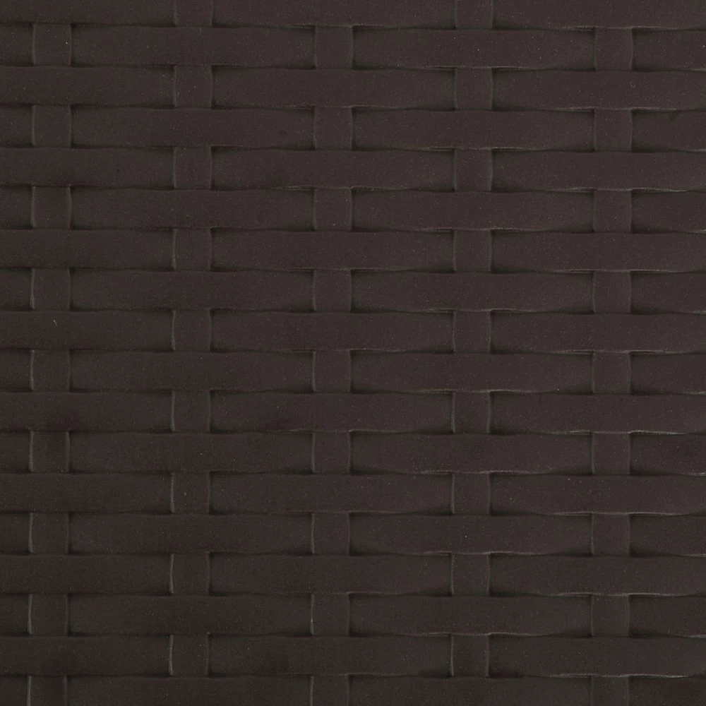 Sulankstomos sodo kėdės, 2 vnt., HDPE ir plienas, rudos