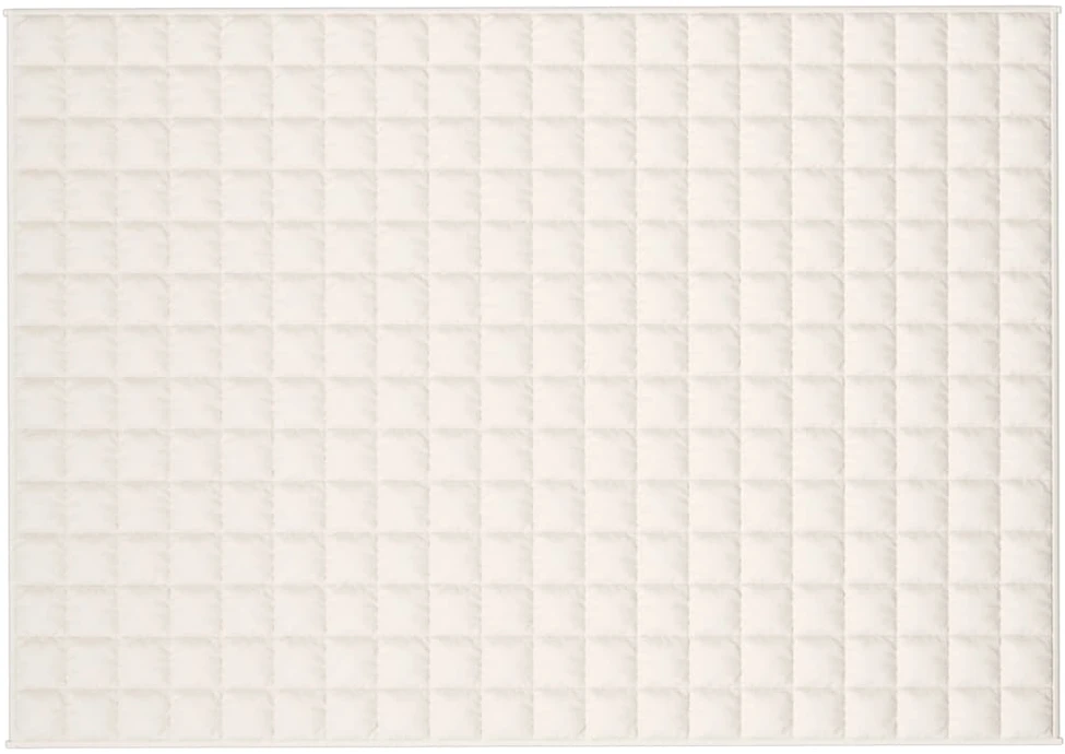 Sunki antklodė, šviesi kreminė, 138x200cm, audinys, 6kg