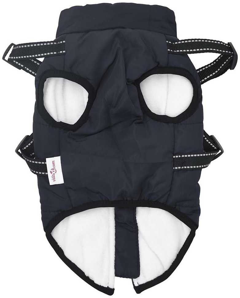 Šunų kailis su diržais, atsparus vandeniui, mėlynas, 2XL