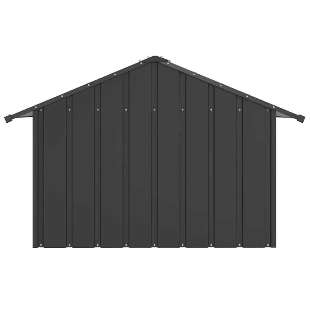 šunų namelis su stogu 83x130x85 cm cinkuoto plieno