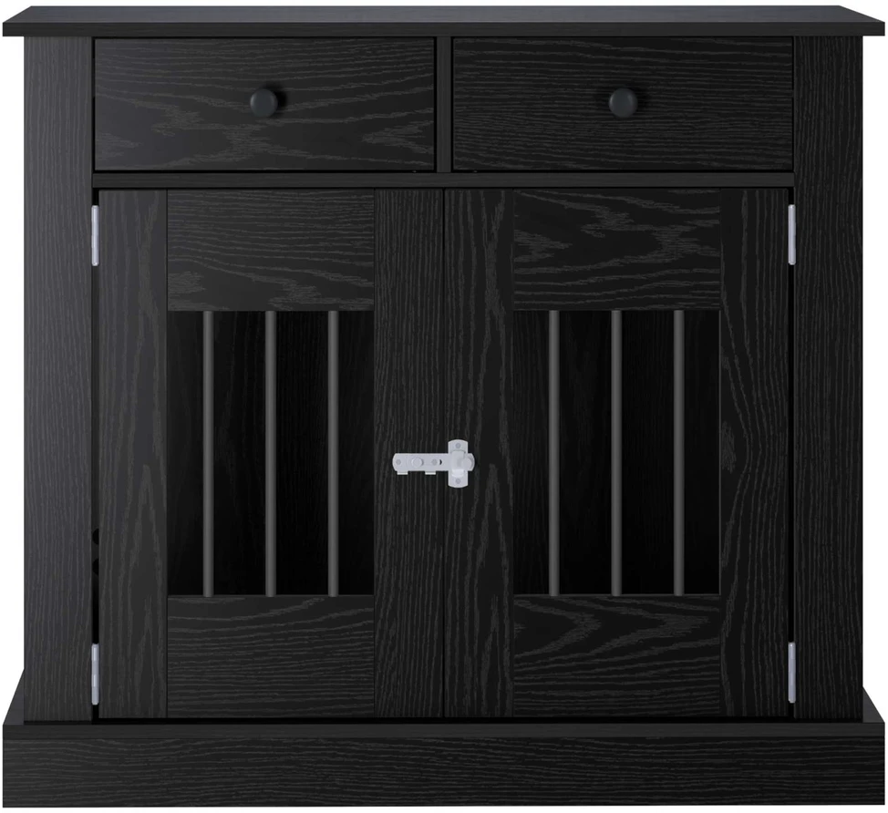 Šunų narvas baldams Juodojo ąžuolo 90 x 47,5 x 80 cm