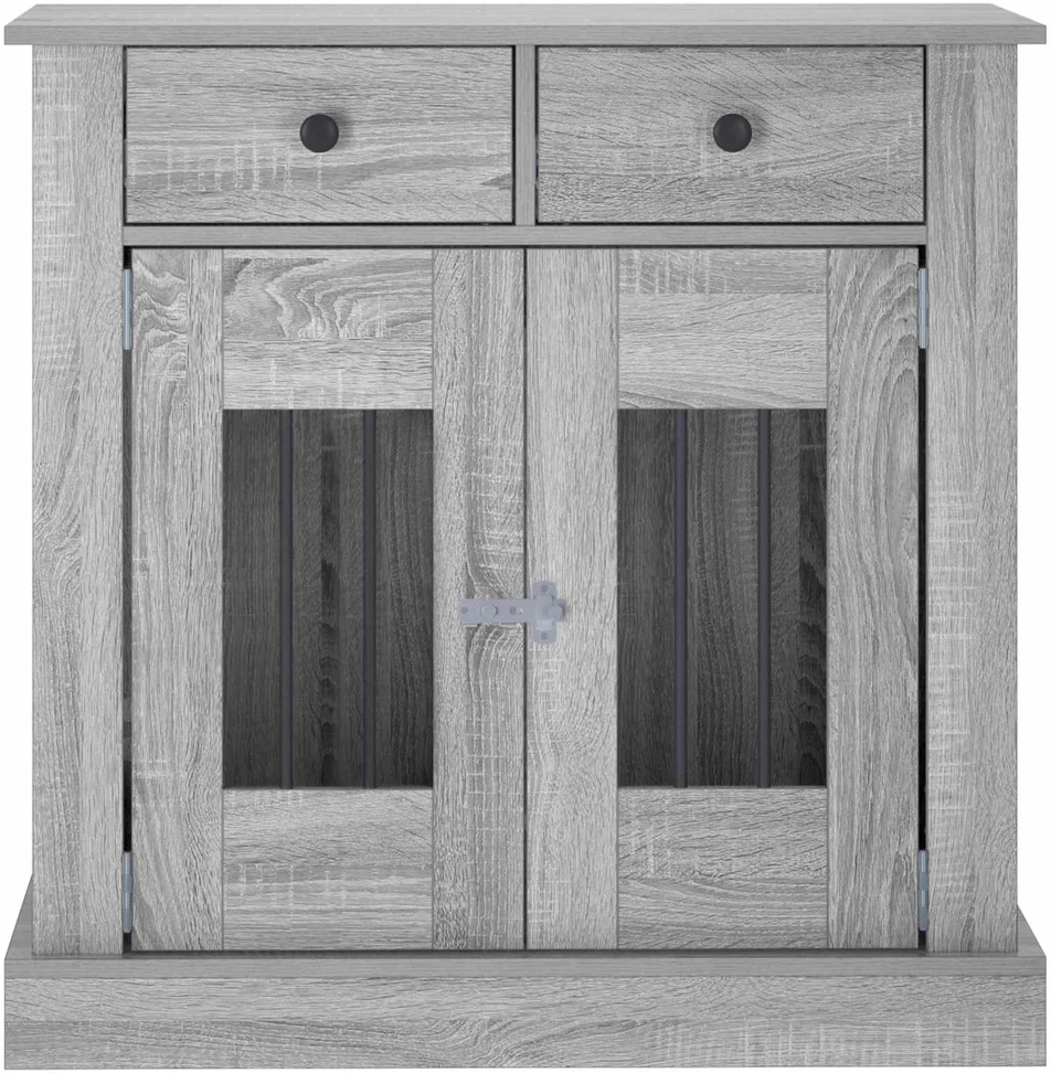 Šunų narvas baldams Pilka Sonoma 80 x 47,5 x 80 cm