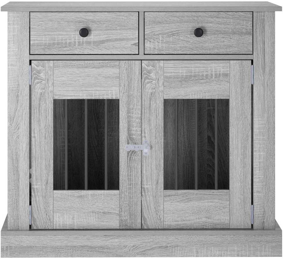 Šunų narvas baldams Pilka Sonoma 90 x 47,5 x 80 cm