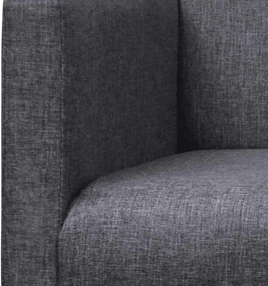 Sofa Suol. su pagalv., audinys, brazil. kaučiukmedis, tams. pilk.