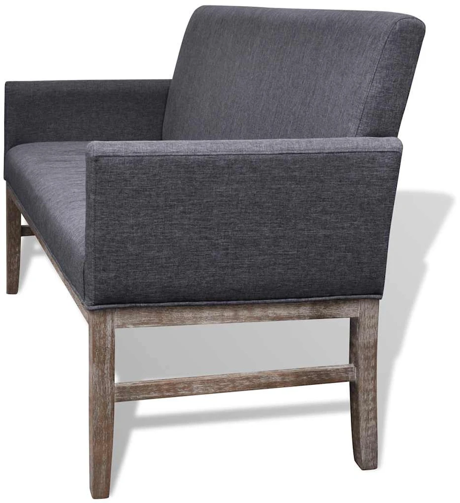 Sofa Suol. su pagalv., audinys, brazil. kaučiukmedis, tams. pilk.