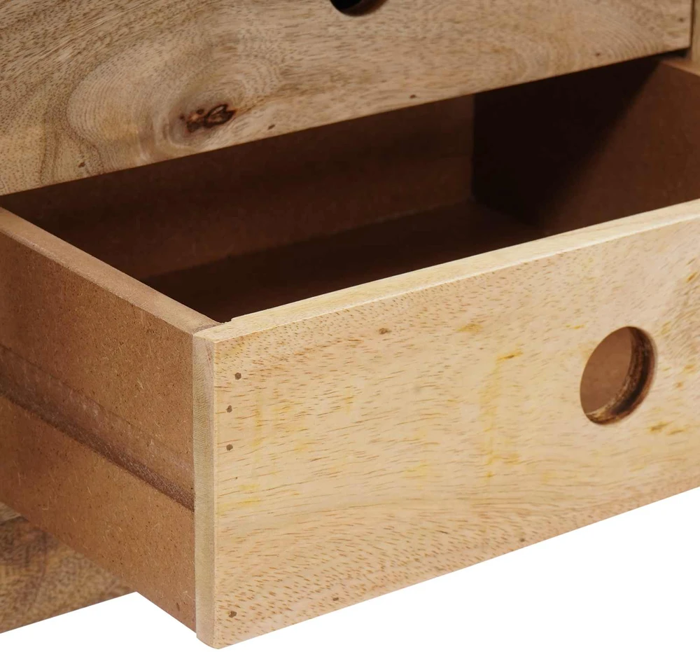 suoliukas 110 x 30 x 45 cm Tikra oda Tamsiai rudas