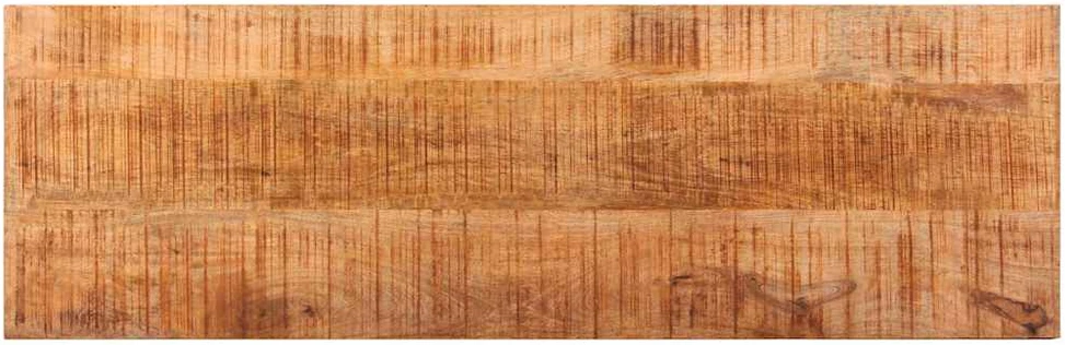 Suoliukas, 110cm, neapdorotos mango medienos masyvas ir plienas