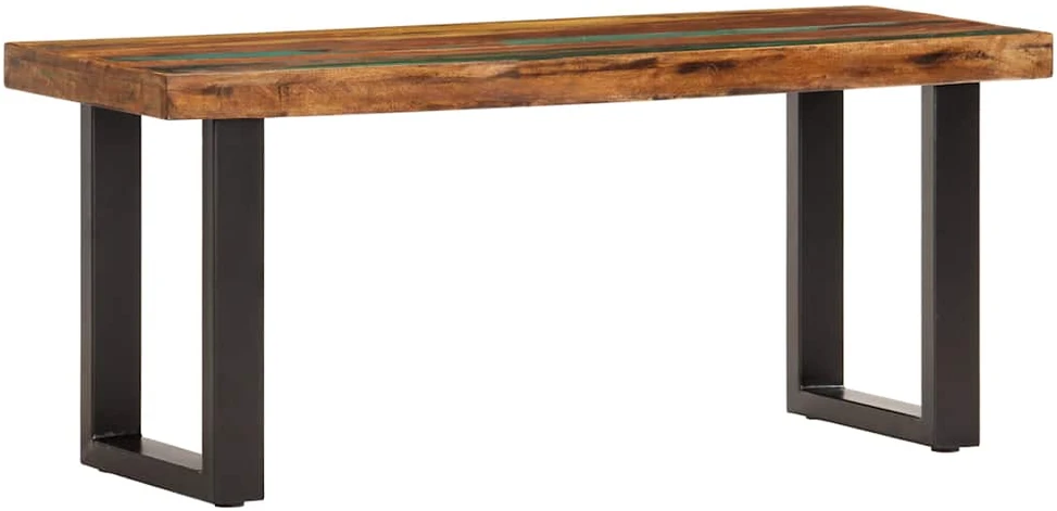 Suoliukas, 110cm, perdirbtos medienos masyvas ir plienas