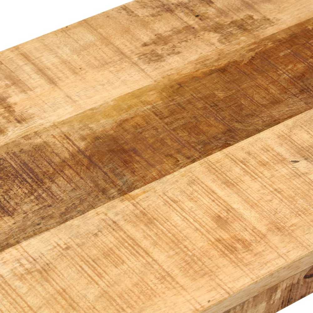 Suoliukas, 160cm, neapdorotos mango medienos masyvas ir plienas