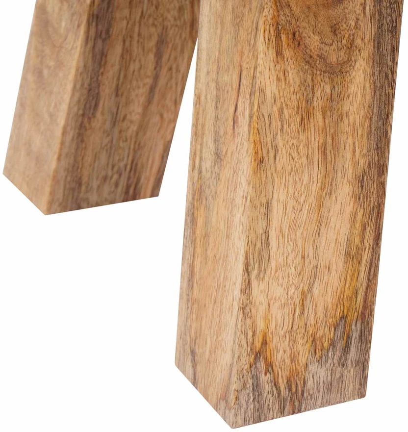 suoliukas 40 x 30 x 45 cm Tikra oda Rudas skiautinys