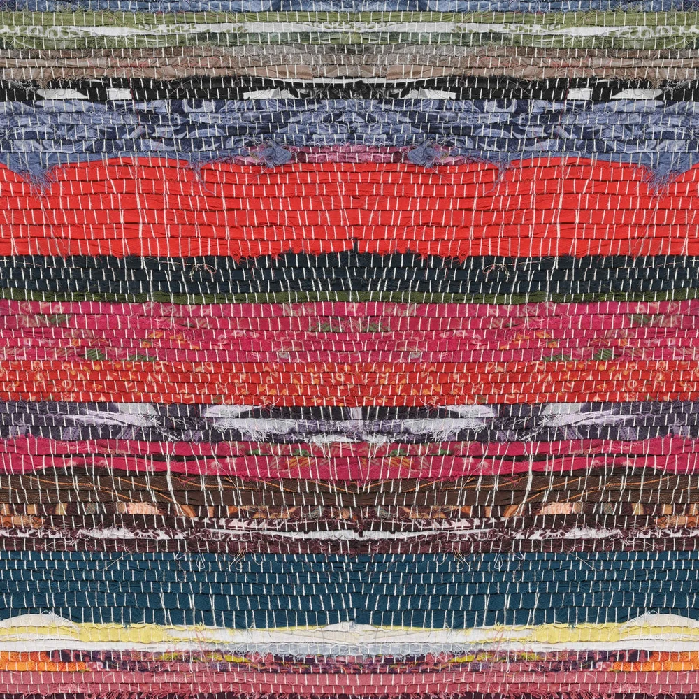 suoliukas 60 x 30 x 45 cm Tikra oda Įvairiaspalvis