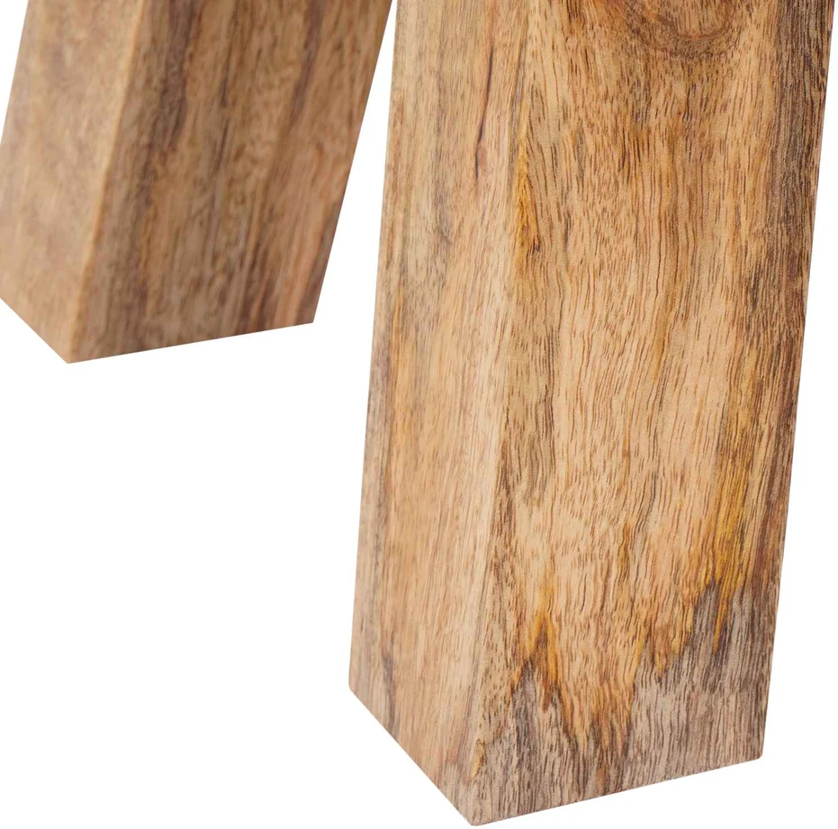 suoliukas 60 x 30 x 45 cm Tikra oda Rudas skiautinys