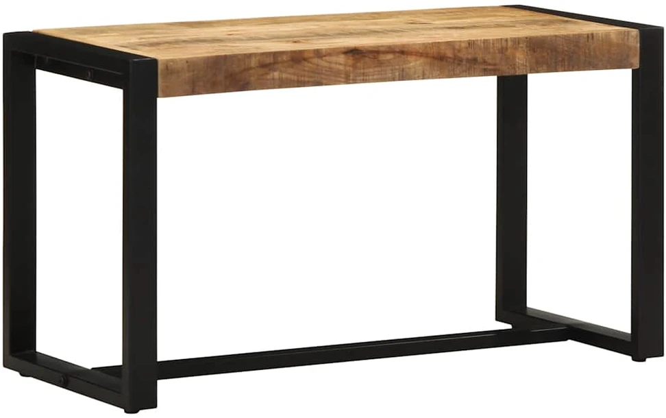 Suoliukas 80x35x45 cm Masyvus Rough Wood Mango