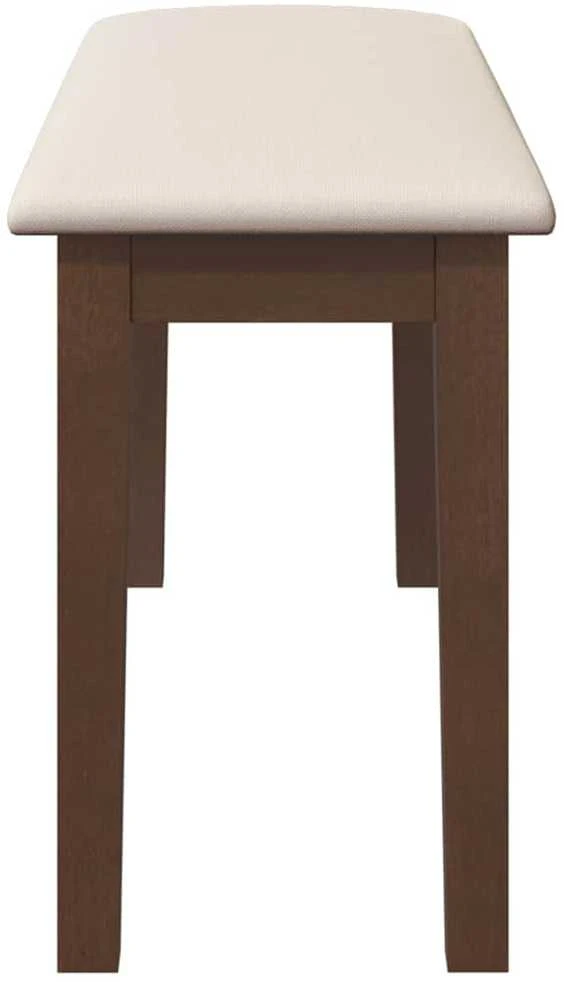 Suoliukas 90 cm Ruda medžio masyvo guma