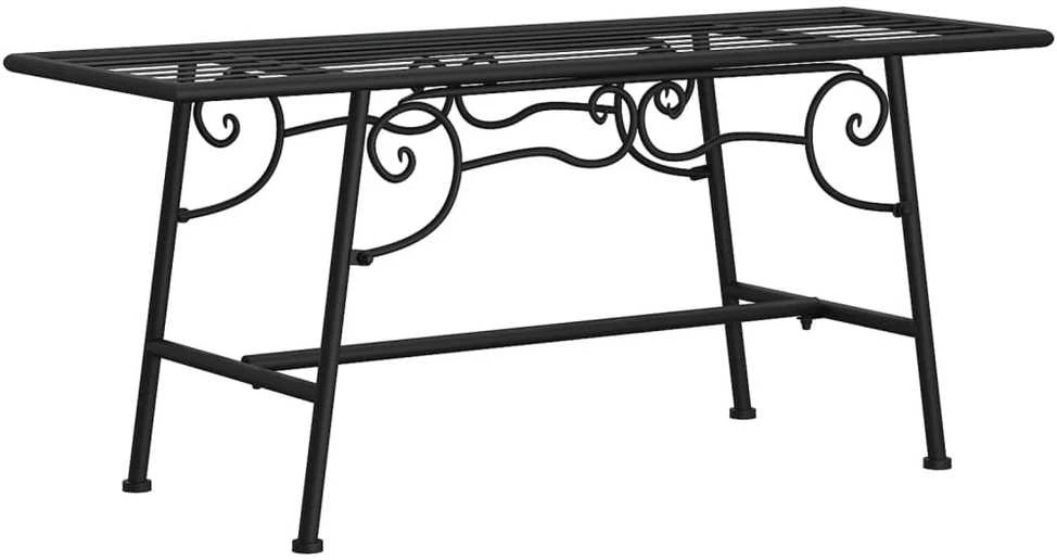 Suoliukas aplink medį, juodos spalvos, 110cm, plienas