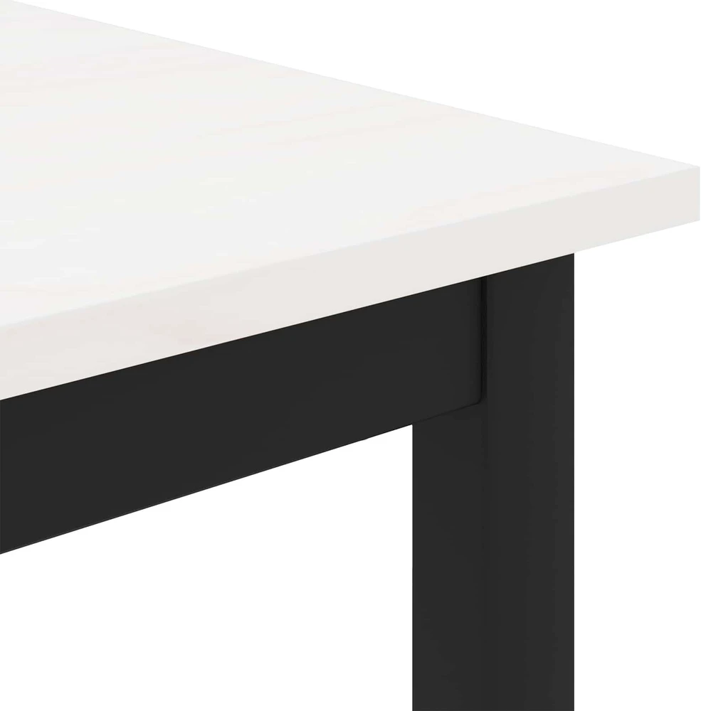 suoliukas Balta 110 x 35 x 45 cm Kietos pušies mediena