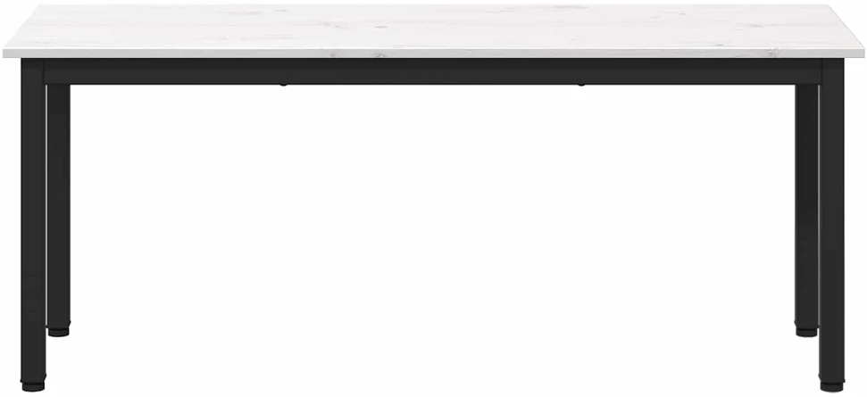 suoliukas Balta 110 x 35 x 45 cm Kietos pušies mediena