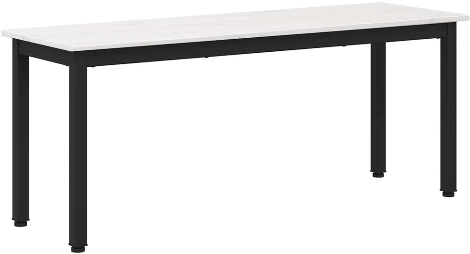 suoliukas Balta 110 x 35 x 45 cm Kietos pušies mediena