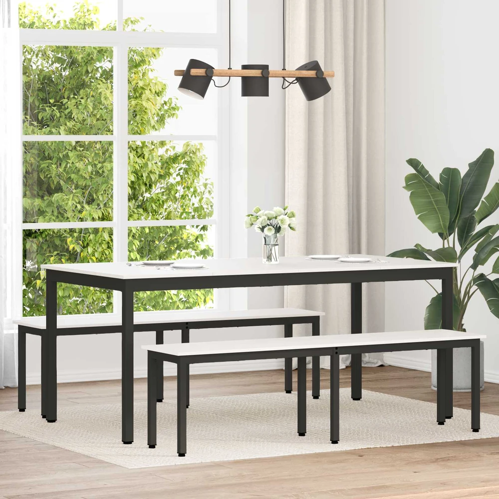 suoliukas Balta 160 x 35 x 45 cm Kietos pušies mediena