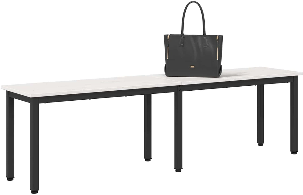 suoliukas Balta 160 x 35 x 45 cm Kietos pušies mediena